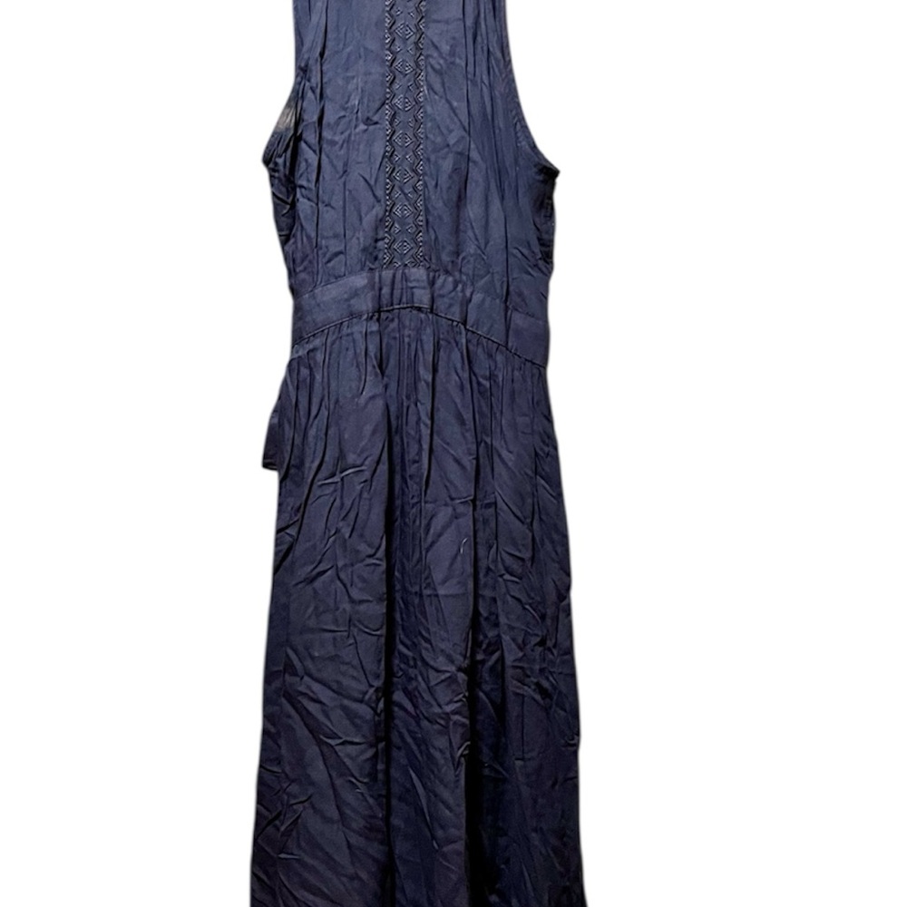 ROXY NAVY Rooftop Sunrise wrap Dress NWT Sz.M - Picture 2 of 7